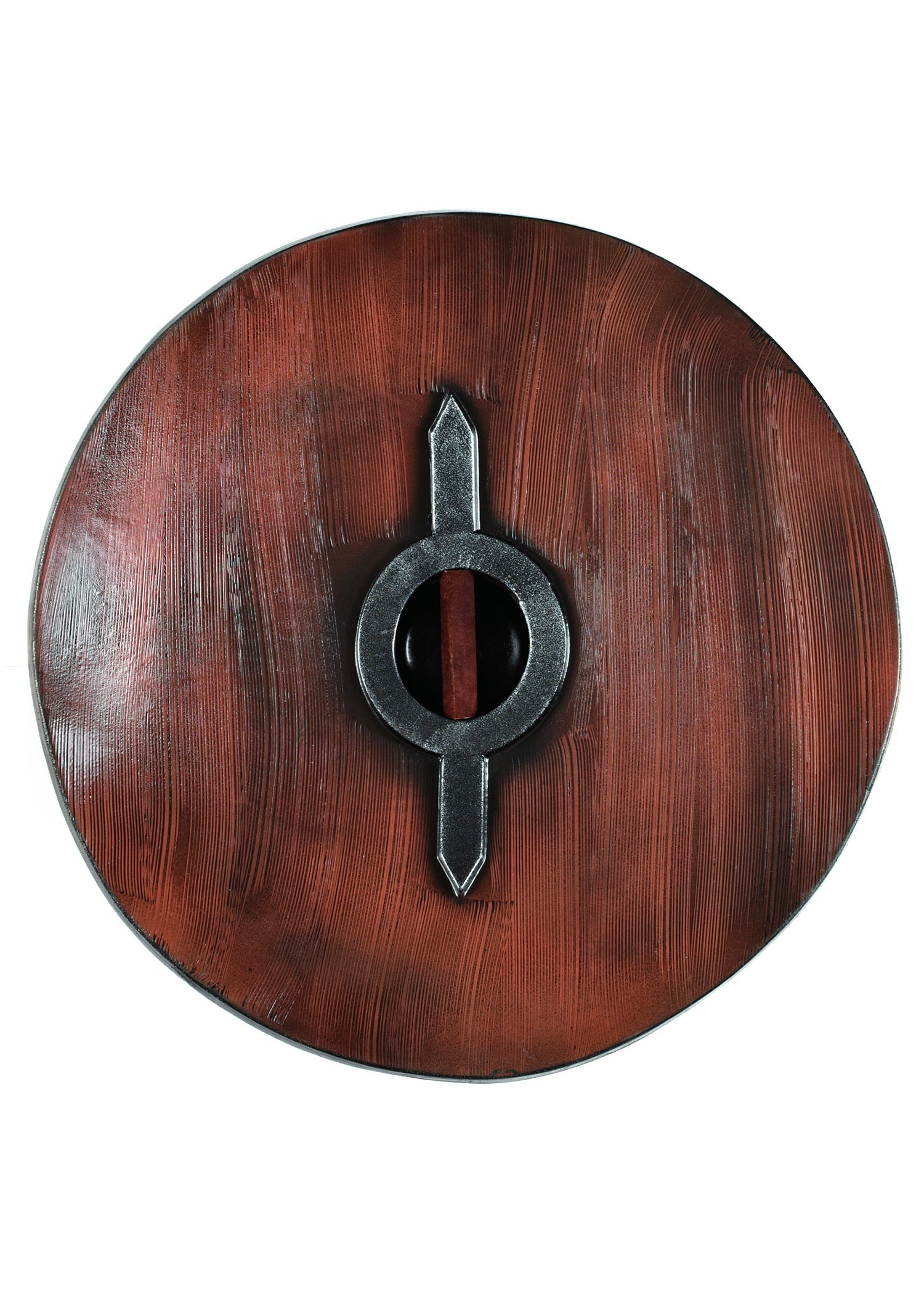 wikingerschild mit drachenmotiv weiss