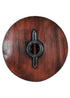 wikingerschild mit drachenmotiv weiss