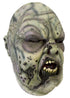 Realistische Zombie Maske aus Latex – Grau Grün