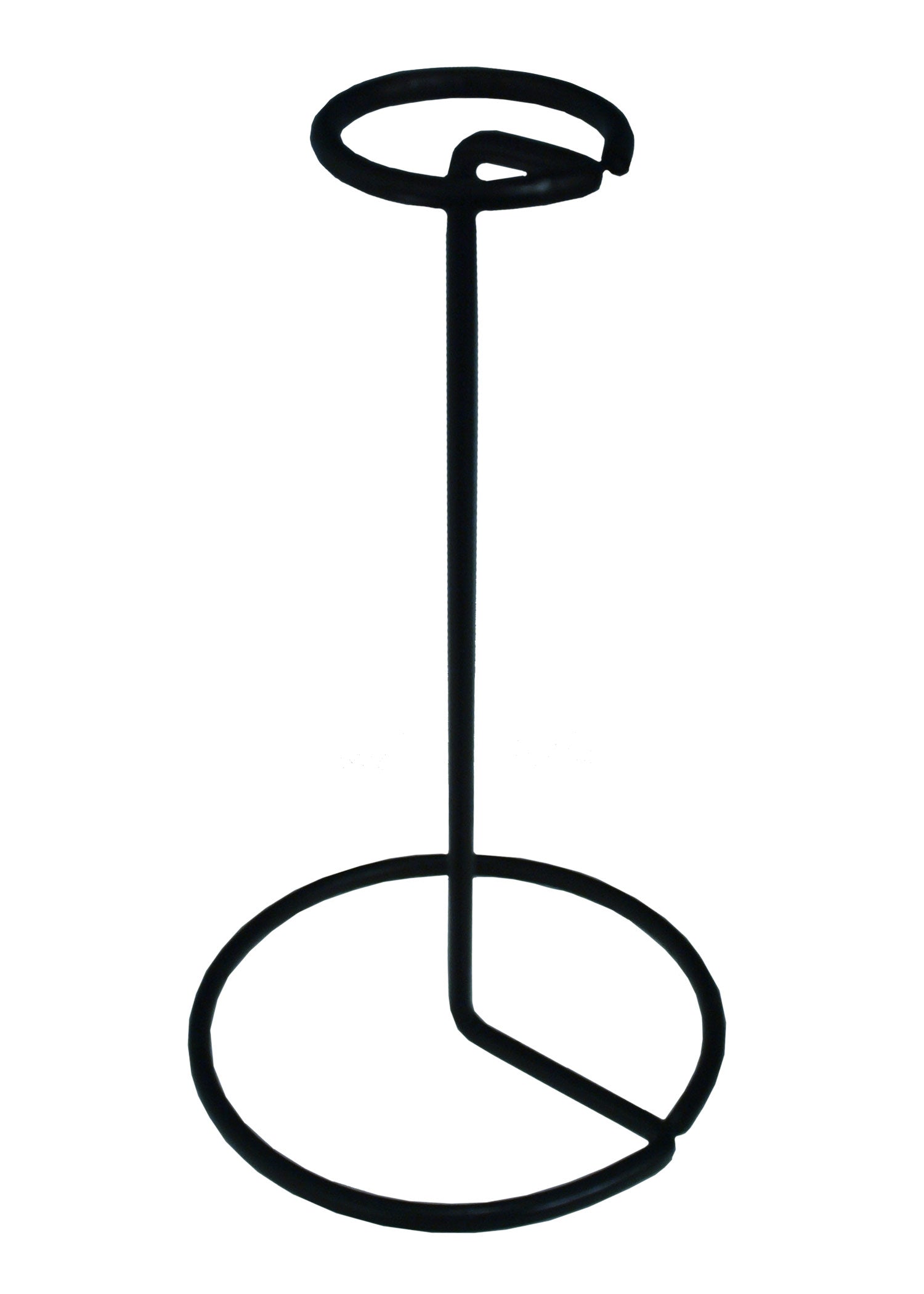 Stabiler Metall Helmständer in Schwarz