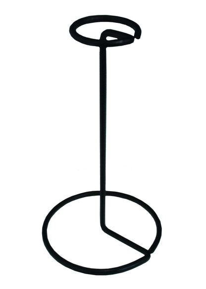 Stabiler Metall Helmständer in Schwarz