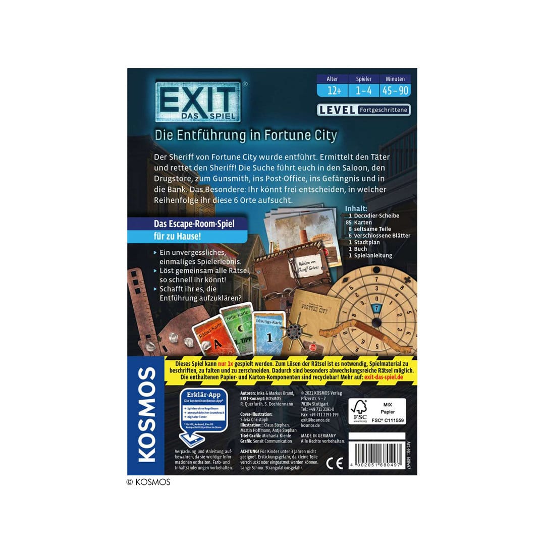 Exit Das Spiel Die Entführung In Fortune City