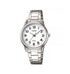 Casio Klassische Damenuhr (LTP 1303PD 7B, Edelstahlband)
