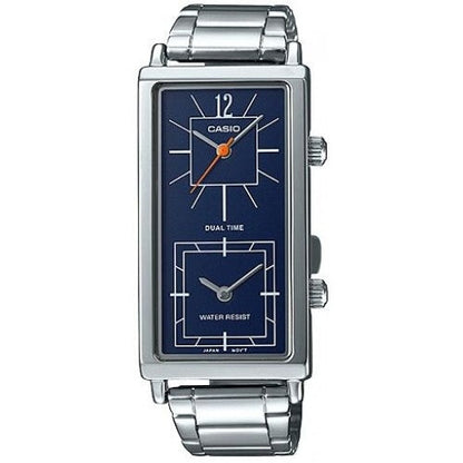 Casio Damenuhr LTP E151D 2B (blaues Zifferblatt)