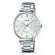 Enticer Classic Silver Dial Watch