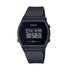 Casio Damen Digitaluhr mit Resin Gehäuse und Resinarmband, schwarzes Display