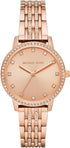 Michael Kors Melissa Pavé Rose Gold Tone Watch