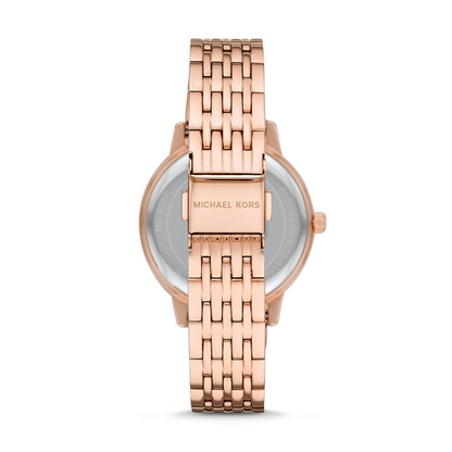 Michael Kors Melissa Pavé Rose Gold Tone Watch