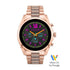 Michael Kors Smartwatch Gen 6 Bradshaw im Rosé Goldton mit Pavé