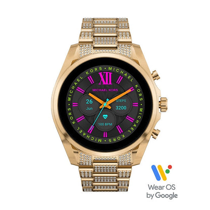 Michael Kors Smartwatch Gen 6 Bradshaw im Goldton mit Pavé