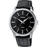 Casio Klassische Herrenuhr mit Lederband (MTP 1303PL 1A, schwarz)