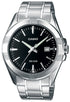 Casio Klassische Herrenuhr mit Datum (MTP 1308PD 1A, schwarz)