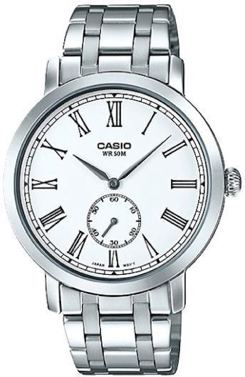 Casio Classic Curved Glass White Dial Watch