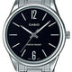 Collection MTP-V005D-1B Herren Analog Edelstahl