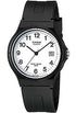 Casio Klassische Unisex Quarzuhr mit hellem Zifferblatt und Resinarmband
