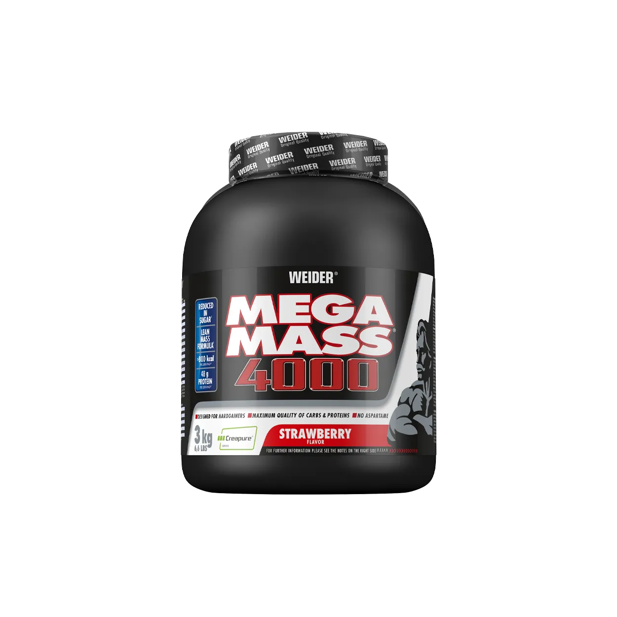 Weider Mega Mass 4000 3,0kg Erdbeere