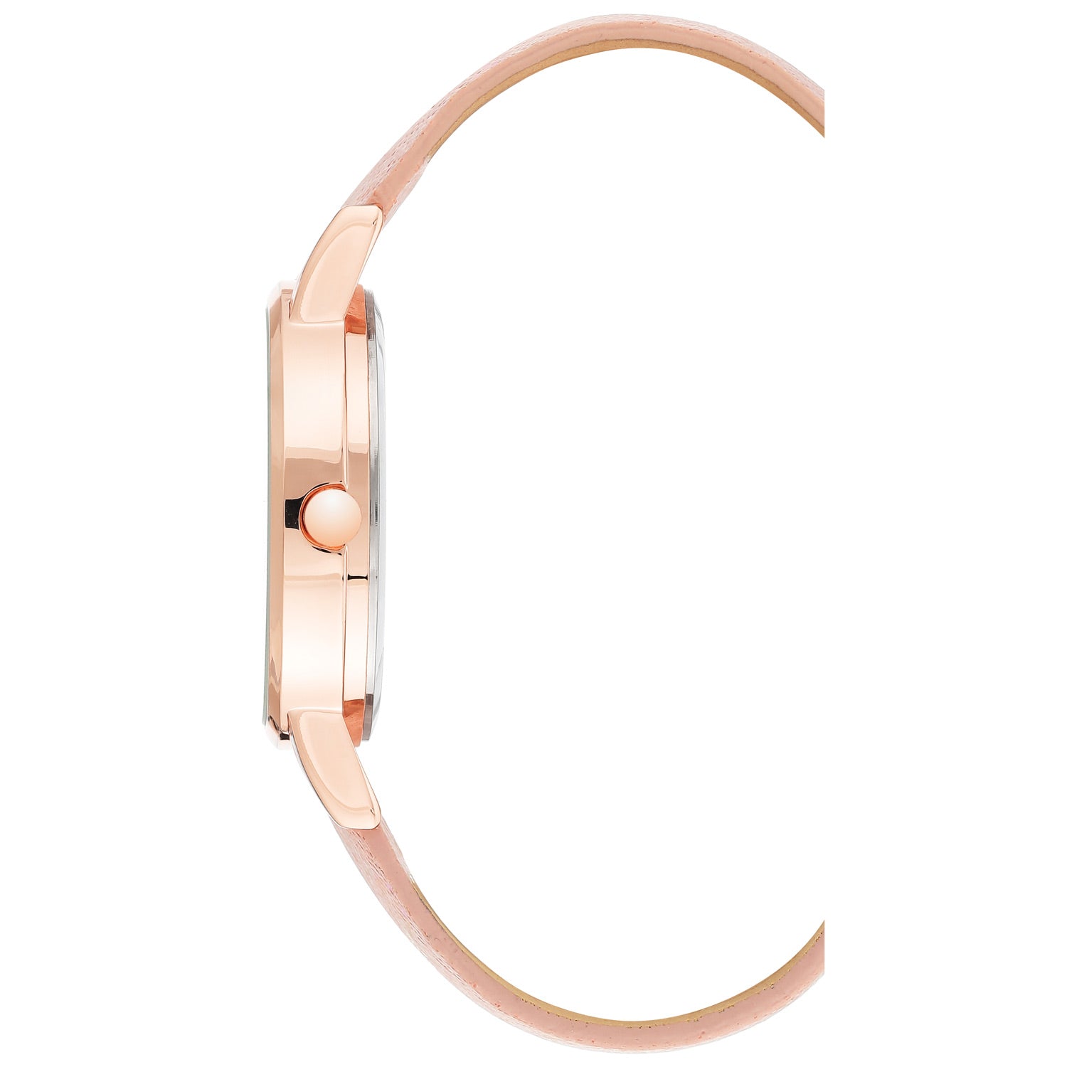 Montre à quartz analogique pour femme Nine West, boîtier en métal rose, bracelet en métal, cadran rose, NW2512RGPK