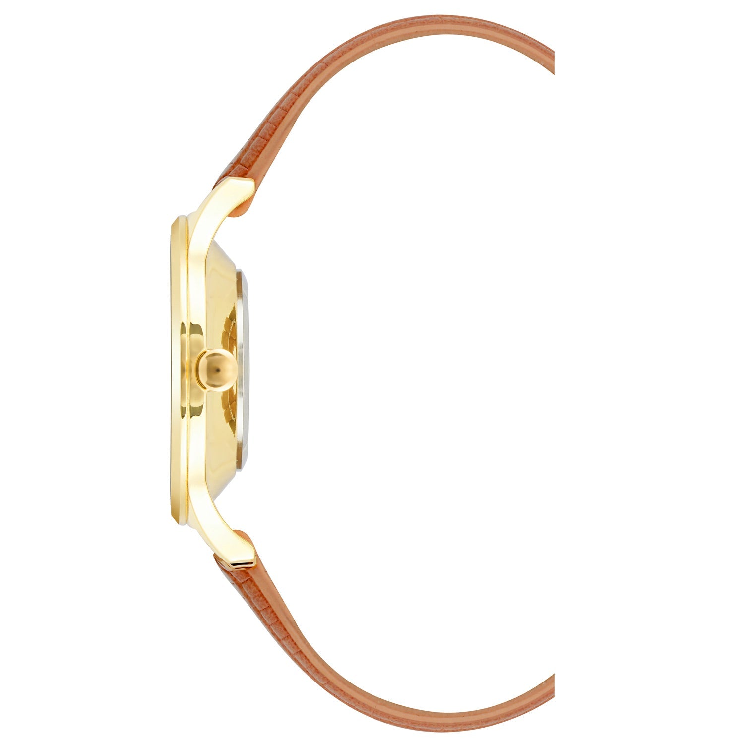 Nine West Damen Analog Quarzuhr mit champagnerfarbenem Metallgehäuse und Metallarmband, champagnerfarbenes Zifferblatt