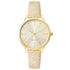 Nine West Damen Analog Quarzuhr mit roséfarbenem Metallgehäuse und Metallarmband, graues Zifferblatt