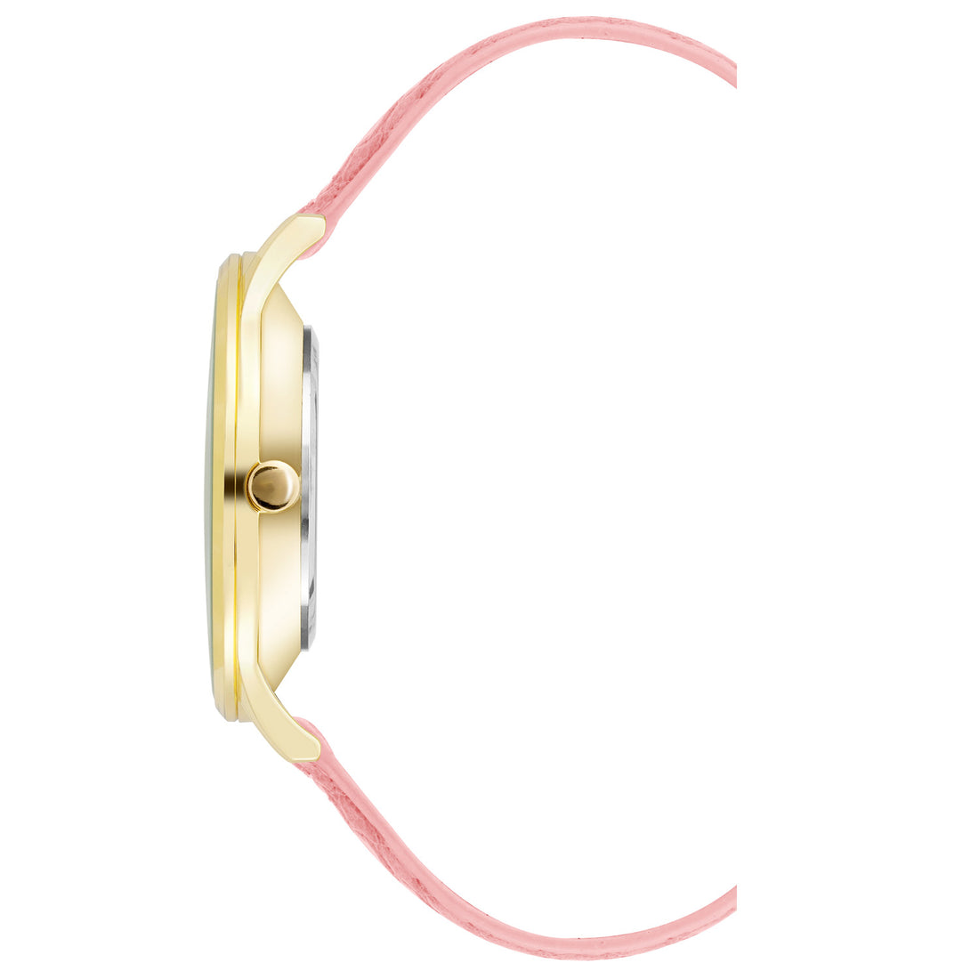 Damen-Analog-Quarzuhr mit silberfarbenem Metallgehäuse und Metallarmband, rosa Zifferblatt