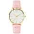 Nine West Damen Analog Quarzuhr mit champagnerfarbenem Metallgehäuse und Metallarmband, goldfarbenes Zifferblatt