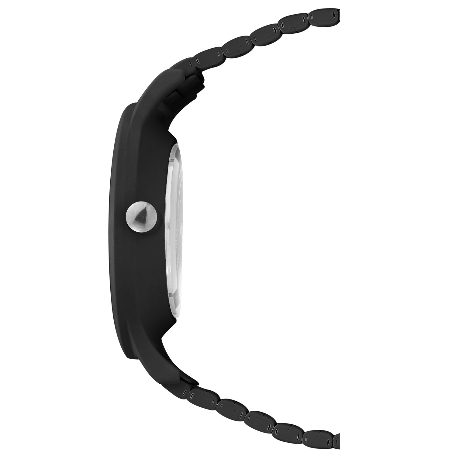 Montre à quartz analogique pour femme Nine West, boîtier et bracelet en métal, cadran noir, NW2563BKBK