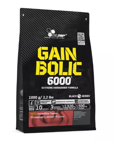 Olimp Gain Bolic 6000 - 1000 g Geschmacksrichtung erdbeere