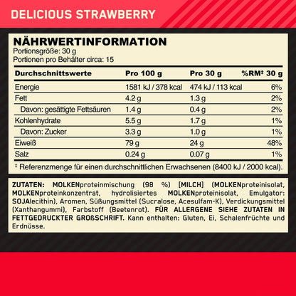 ON Whey Gold Standart 450g Delicious Strawberry