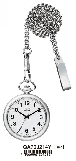 Q and Q Klassische Taschenuhr QA70J214Y