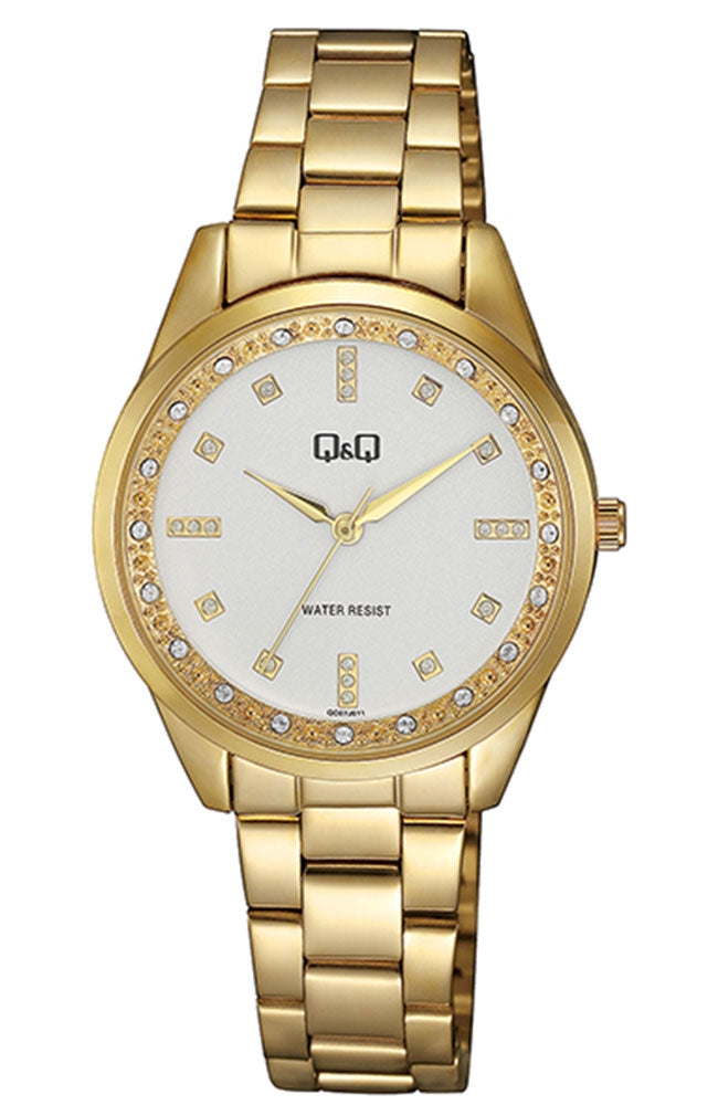 Q and Q Quarzuhr QC07J011Y