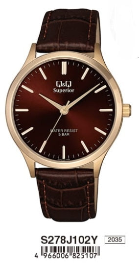 Q and Q Solar Style Analog Watch S278J102Y