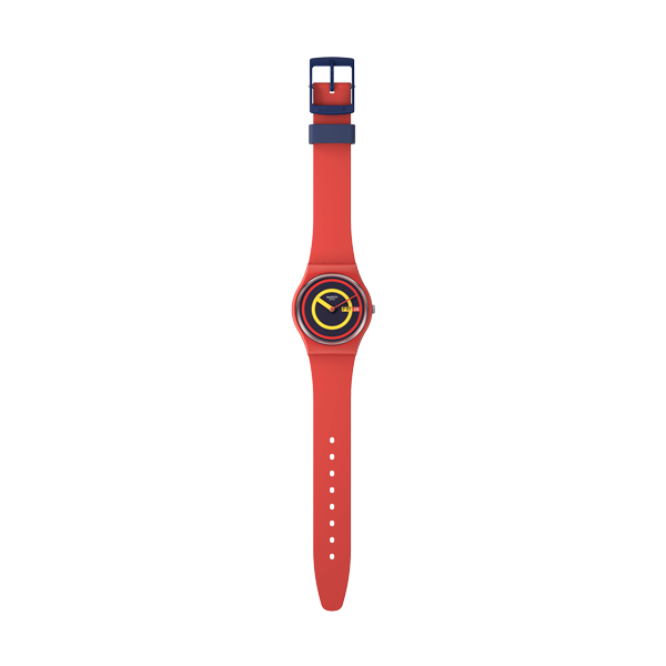 Swatch Swatch Concentric Red
