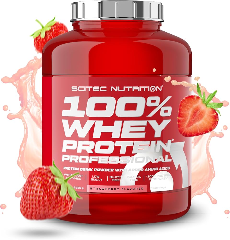 Scitec 100 Whey Professional 2350g Strawberry