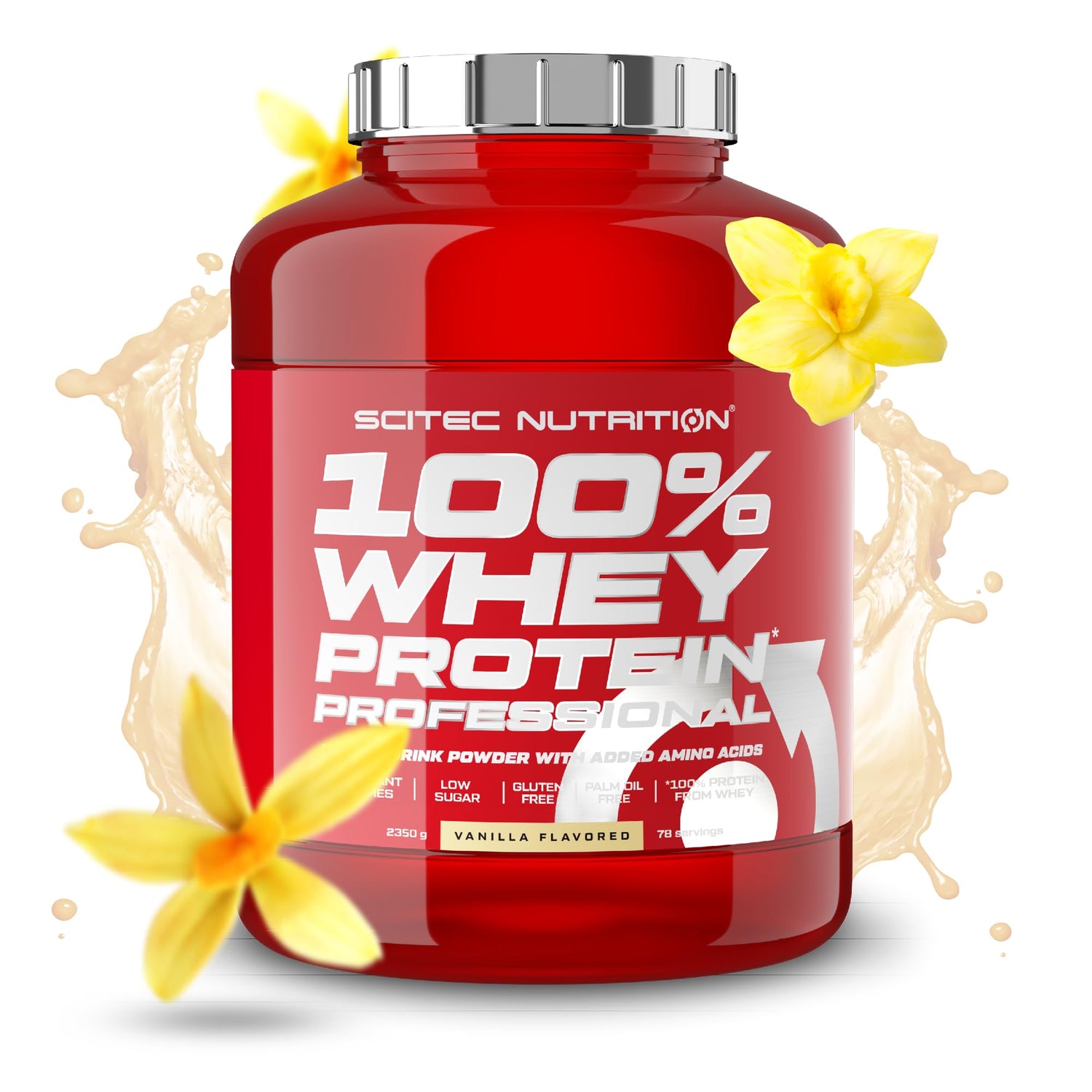 Scitec 100 Whey Professional 2350g Vanilla