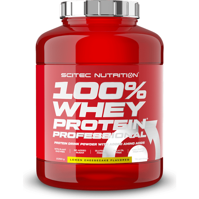 Scitec 100 Whey Professional 2350g ZitroneKäsekuchen