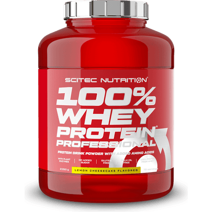 Scitec 100 Whey Professional 2350g ZitroneKäsekuchen