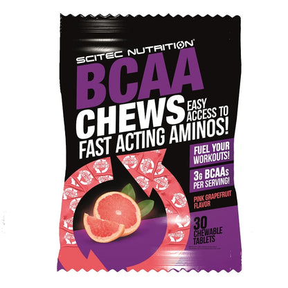 Scitec BCAA Chews 10x30 Chewable Tabl. Pink Grapefruit