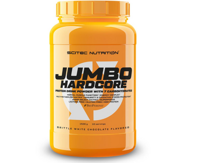 Scitec Jumbo Hardcore1530g Krokant weiße schokolade