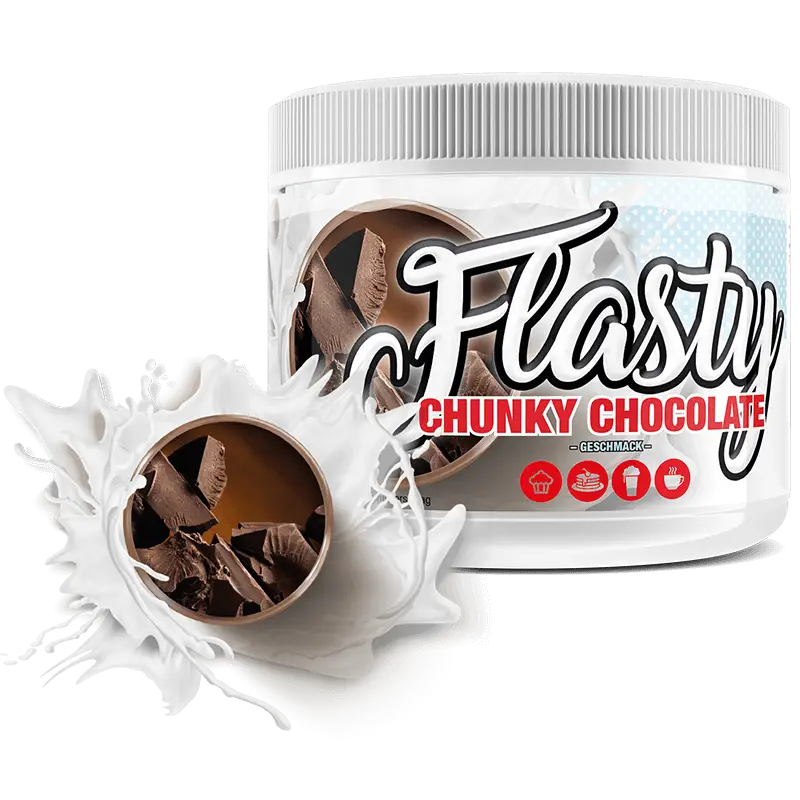 Sinob Flasty Geschmackspulver 250g Chunky chocolate Schokolade mit Stückchen