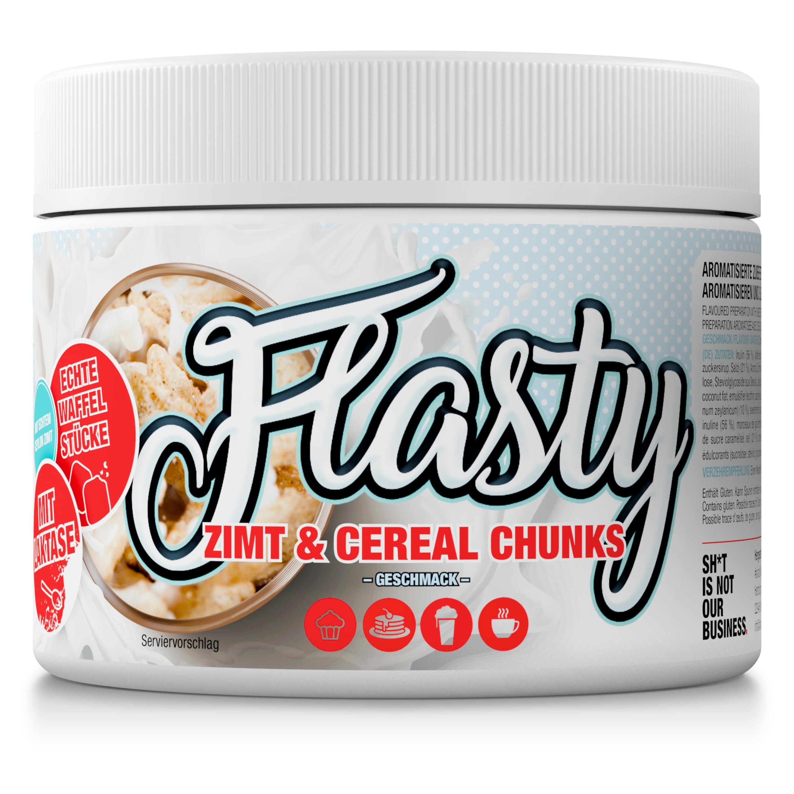 Sinob Flasty Geschmackspulver 250g Zimt Cereal