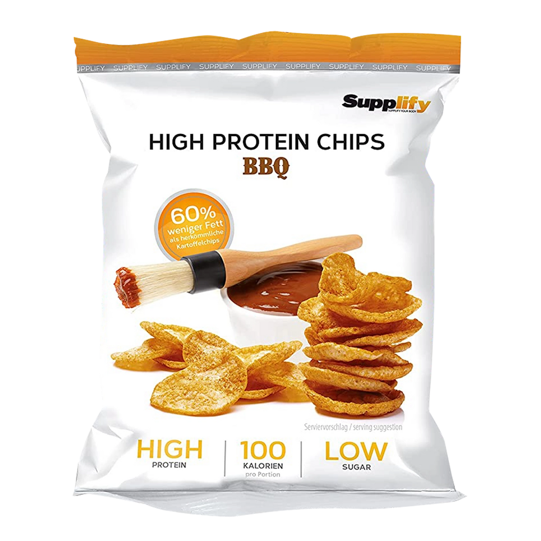 Supplify High Protein Chips 6 x 50g BBQ