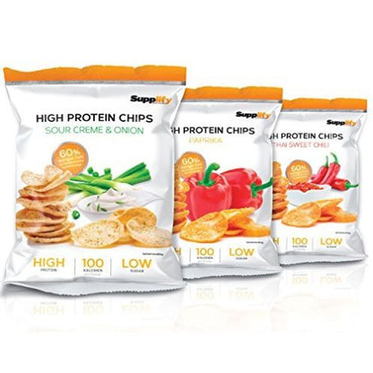Supplify High Protein Chips 6 x 50g Paprika