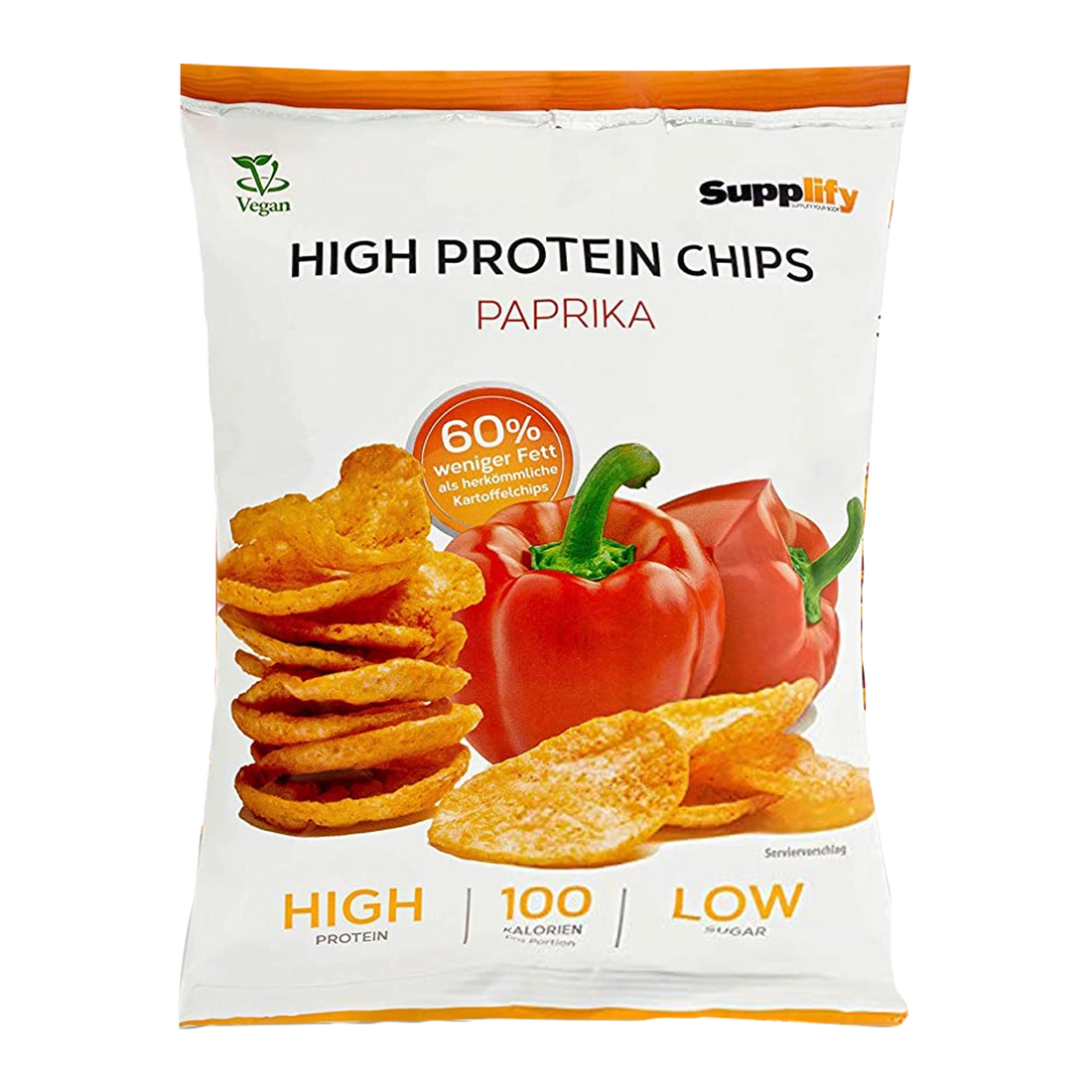 Supplify High Protein Chips 6 x 50g Paprika