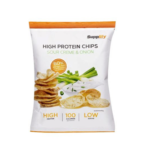Supplify High Protein Chips 6 x 50g Sour Cream Onion