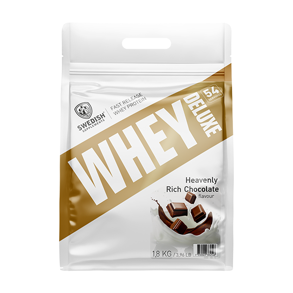 Swedish Supplements Whey Deluxe 1,8kg Heavenly Rich Chocolate