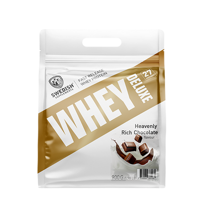 Swedish Supplements Whey Deluxe 900g Heavenly Rich Chocolate