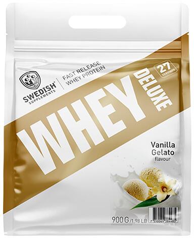 Swedish Supplements Whey Protein Deluxe 900g BEUTEL Vanilla Gelato