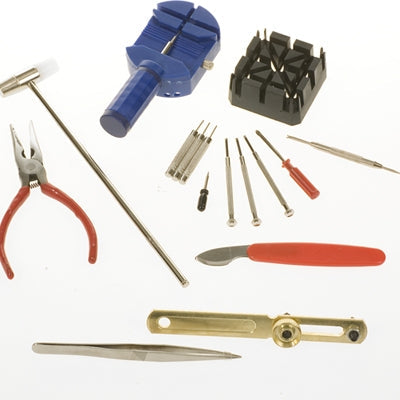 Watchmaker Tools Entry level watchmaker 16 tools kit – 16 teiliges Uhrmacher Werkzeug Starterset