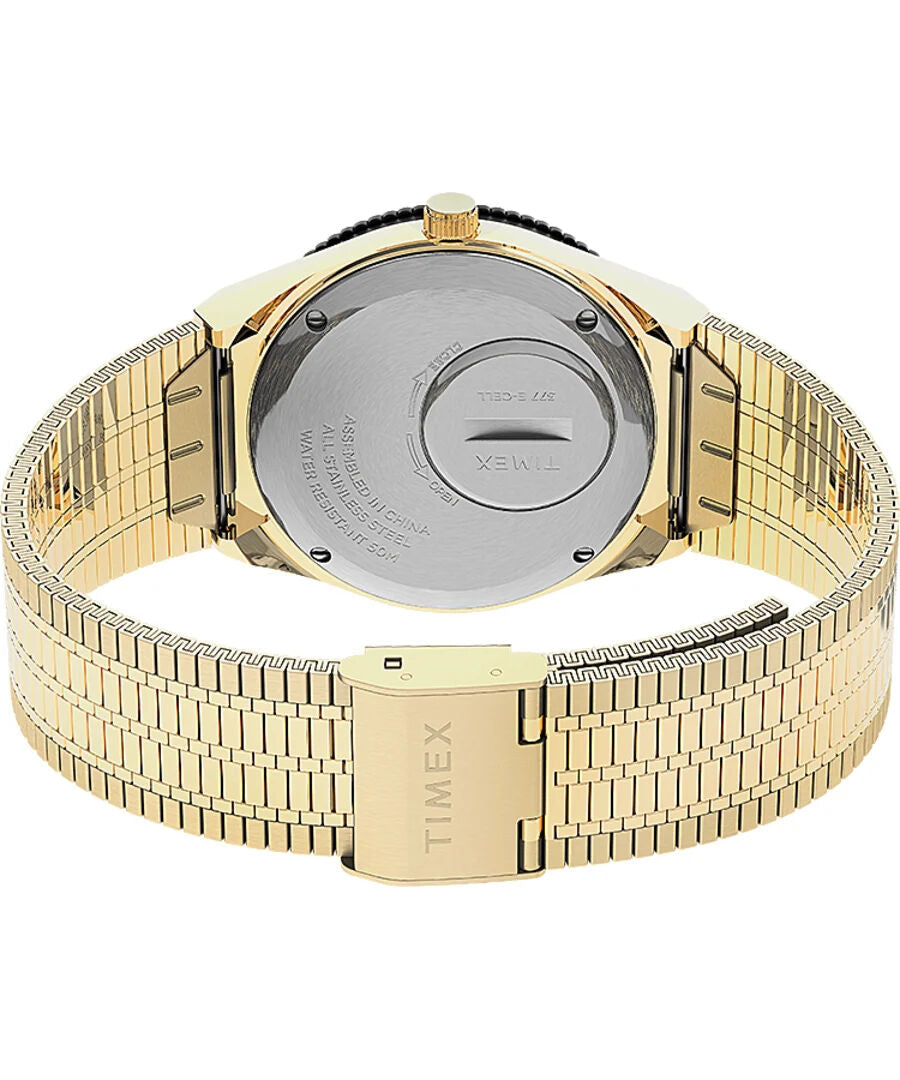 Timex Q Quartz Cream Dial Ladies Watch