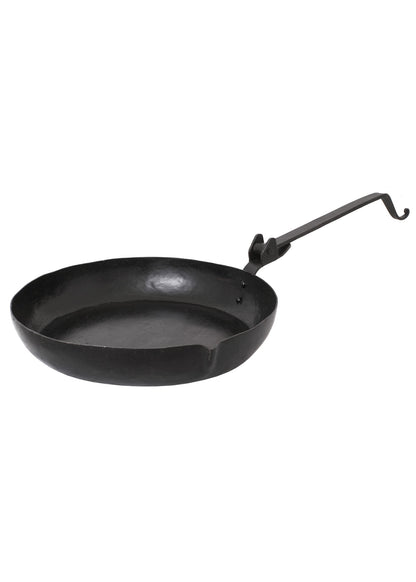 Römische Patera – Stahl Pfanne mit Klappgriff